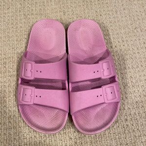 Girls purple freedom moses sandals